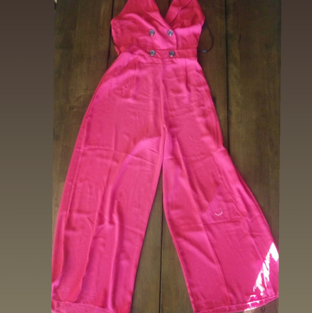 Red jumpsuit